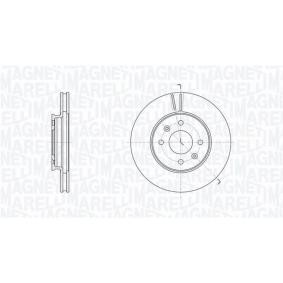 MAGNETI MARELLI 361302040775 Disque de frein HYUNDAI ACCENT 4 Stufenheck (RB) 1.4 99 CV Essence