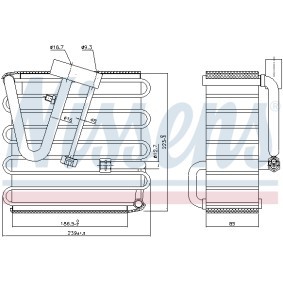 NISSENS 92022 Klimaverdampfer HONDA
