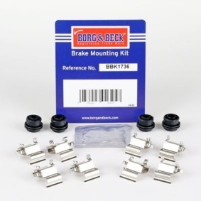 Compre Kit de acessórios, pastilhas de travão da BORG & BECK BBK1736 a um preço baixo por 31,04&nbsp;&euro;