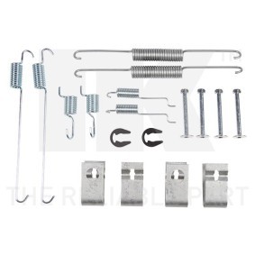 NK 7951815 Kit de accesorios, pastillas de frenos SUZUKI LIANA Fastback 1.6 103 cv Motor otto