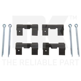 NK 7999951 Zubehörsatz, Scheibenbremsbelag LAND ROVER Defender Pritsche / Fahrgestell (L316) 2.2 122 PS Diesel