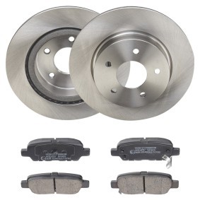 RIDEX 3405B2343 Bromssats NISSAN X-TRAIL (T32)