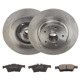 RIDEX 3405B2349 Bremsscheiben und -beläge RENAULT ESPACE 4 (JK0/1) 2.0 131 PS Diesel