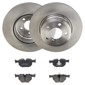 RIDEX 3405B2406 Bremseskiver og -klosser BMW X5