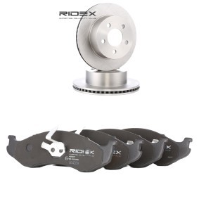 RIDEX 3405B2627 Discos y pastillas de freno JEEP CHEROKEE