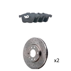Kjøp Bremseskiver og -klosser av RIDEX 3405B2907 til den lave prisen 2110,21&nbsp;kr