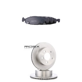 RIDEX 3405B3006 Discos y pastillas de freno JEEP CHEROKEE