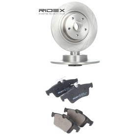 RIDEX 3405B3324 Bremsscheiben und -beläge RENAULT ESPACE 4 (JK0/1) 2.0 131 PS Diesel