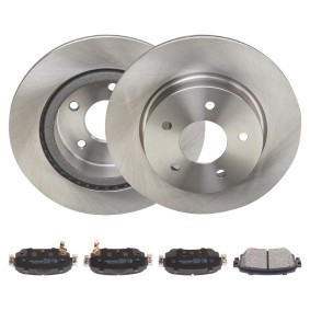 RIDEX 3405B3372 Bromssats NISSAN X-TRAIL (T32)