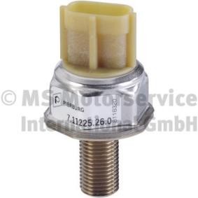 PIERBURG 7.11225.26.0 Sensore, pressione carburante NISSAN NOTE