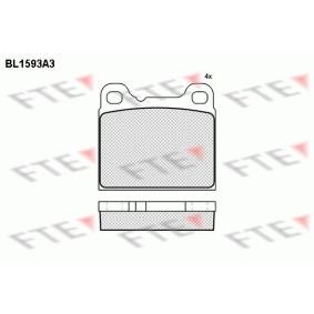 FTE 9010242 Bremsbeläge VOLVO 850 Kombi (855) 2.0 126 PS Otto
