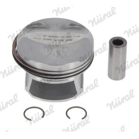 NÜRAL 87-444800-40 Pistone PEUGEOT 208