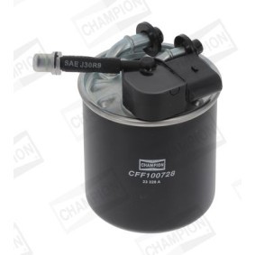CHAMPION CFF100728 Filtro carburante MERCEDES-BENZ Classe C Sedan (W205) 2.2 231 CV Full hybrid