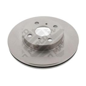 MAPCO 15554 Bremsscheiben TOYOTA COROLLA Compact (_E10_) 2.0 72 PS Diesel