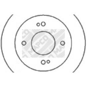 MAPCO 45507 Bromsskivor NISSAN PRIMERA