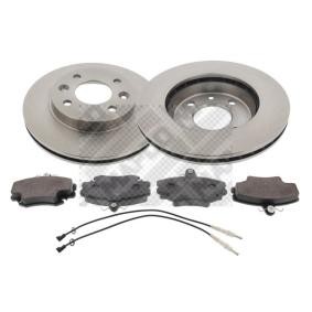 MAPCO 47154 Bremsscheiben und -beläge RENAULT THALIA 2 (LU1/2) 1.5 64 PS Diesel