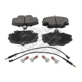 MAPCO 6377 Bromsbelägg DACIA SANDERO 1.5 65 hk Diesel