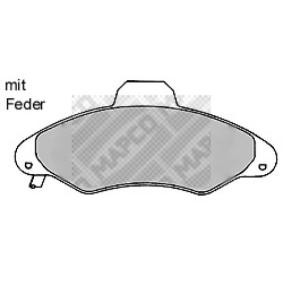 MAPCO 6388/1 Pastiglie dei freni FORD ESCORT