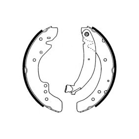 MAPCO 8029 Bremsbacken FIAT DUCATO Bus (230) 2.0 84 PS Diesel