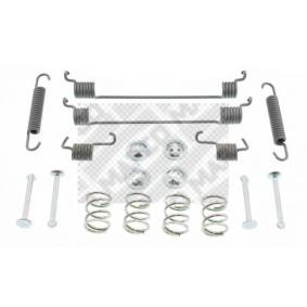 MAPCO 9113 Tilbehørsett, bremsesko SMART FORTWO