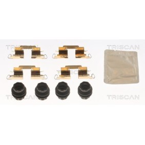 TRISCAN 8105 251606 Zubehörsatz, Scheibenbremsbelag RENAULT Megane 4 Grandtour (K9A/M/N_) 1.6 115 PS Otto