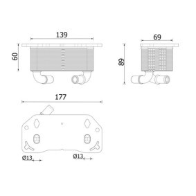 MAHLE CLC 336 000P Ölkühler VOLVO XC60 II (246) 2.0 190 PS Otto