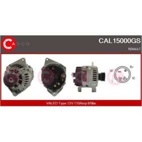 Lichtmaschine CAL15000GS für 106 II Schrägheck (1A_, 1C_) für CHF 225.84