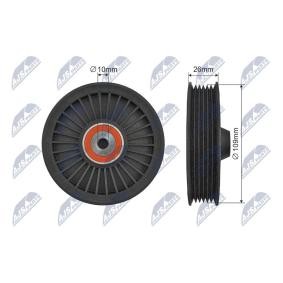 NTY RNK-ME-070 Rolo tensor, correia trapezoidal estriada JEEP GRAND CHEROKEE 2 (WJ, WG) 2.7 163 cv Diesel