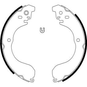 HELLA 8DB 355 038-241 Maxilas de travão JEEP COMPASS (MK49) 2.1 163 cv Diesel