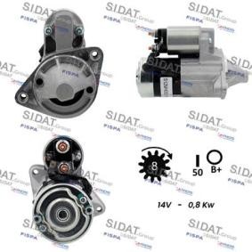 SIDAT S12MH0824A2 Motor de arranque SUZUKI BALENO Ranchera familiar (EG) 1.3 86 cv Motor otto