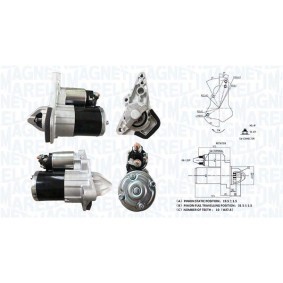 MAGNETI MARELLI 063723537010 Anlasser RENAULT Megane 4 Grandtour (K9A/M/N_) 1.6 115 PS Otto