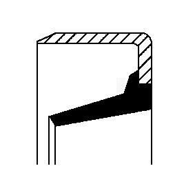 CORTECO 12017137B Retén del buje de rueda RENAULT