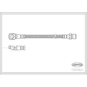 Comprar Latiguillo de freno de CORTECO 19018806 a bajo precio de 33,47&nbsp;&euro;