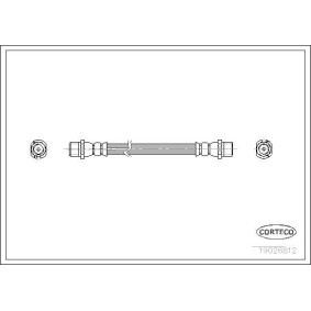 CORTECO 19026812 Mangueira de travão OPEL ASTRA G Cabriolet (F67) 2.0 192 cv Otto