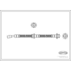 CORTECO 19032303 Latiguillos de freno SUZUKI BALENO Ranchera familiar (EG) 1.3 86 cv Motor otto