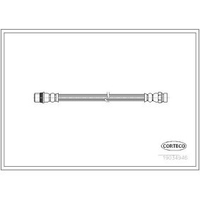 CORTECO 19034946 Bromsslang CITROËN C4 Picasso 1 (UD_) 1.8 125 hk Bensinmotor