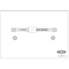 Comprar Latiguillo de freno de CORTECO 19036319 a bajo precio de 30,89&nbsp;&euro;