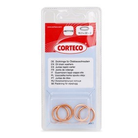 Comprar Anillo de junta, tapón roscado de vaciado de aceite de CORTECO 407711S a bajo precio de 2,50&nbsp;&euro;