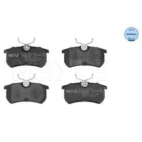 Köp Bromsbelägg av MEYLE 025 233 5314 till det låga priset 280,01&nbsp;kr