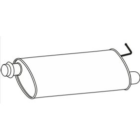 VEGAZ CS-429 Mittenljuddämpare PEUGEOT TRAVELLER