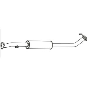 VEGAZ HOS-258 Vorschalldämpfer HONDA