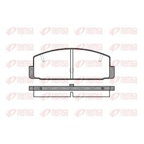 REMSA 0179.20 Bremseklosser MAZDA 6 Station Wagon (GY) 2.3 162 hk Bensinmotor
