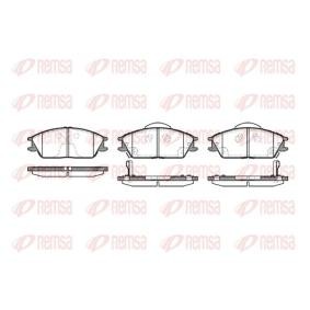 REMSA 0224.22 Bromsbelägg HYUNDAI ACCENT 1 (X-3) 1.3 60 hk Bensinmotor
