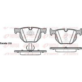 REMSA 0381.61 Bromsbelägg BMW X6 (F16, F86) 2.0 245 hk Bensinmotor