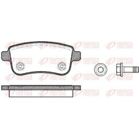 REMSA 1387.00 Bremsbeläge RENAULT Megane 4 Schrägheck (B9A/M/N_) 1.6 160 PS Hybrid