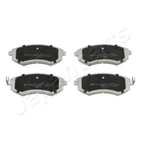 JAPANPARTS PA-590AF Bromsbelägg HYUNDAI ACCENT 1 (X-3) 1.3 60 hk Bensinmotor