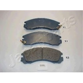 JAPANPARTS PA-599P Garnitures de freins de haute performance MITSUBISHI Pajero Sport 1 SUV (K7_, K9_)