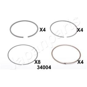JAPANPARTS RC34004 Segmentos de pistón SUZUKI BALENO Ranchera familiar (EG) 1.6 98 cv Motor otto