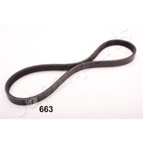 Compre Correia trapezoidal estriada da JAPANPARTS TV-663 a um preço baixo por 10,25&nbsp;&euro;