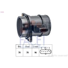 FACET 10.1372 Luftmassemätare KIA CEE`D Sportswagon (JD) 1.6 110 hk Diesel